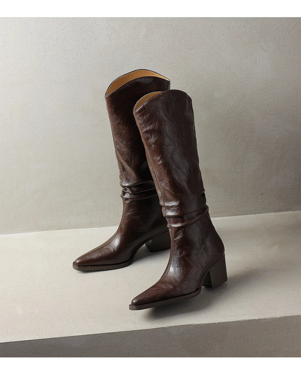 Velvet Step - Knee-High Boots