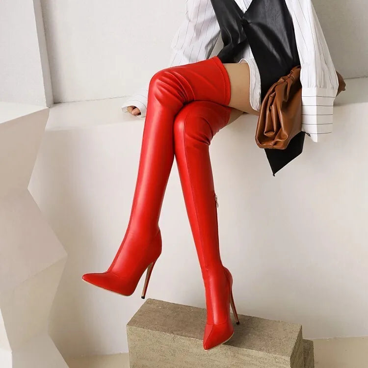 Over-the-Knee Stiletto Boots - Boots for Women