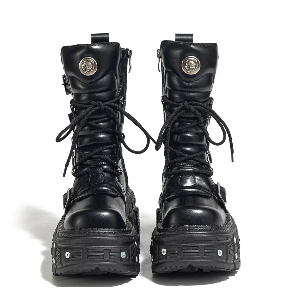 Platform Motorcycle  - Boots for Women