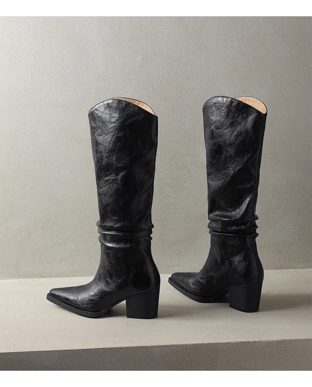 Velvet Step - Knee-High Boots