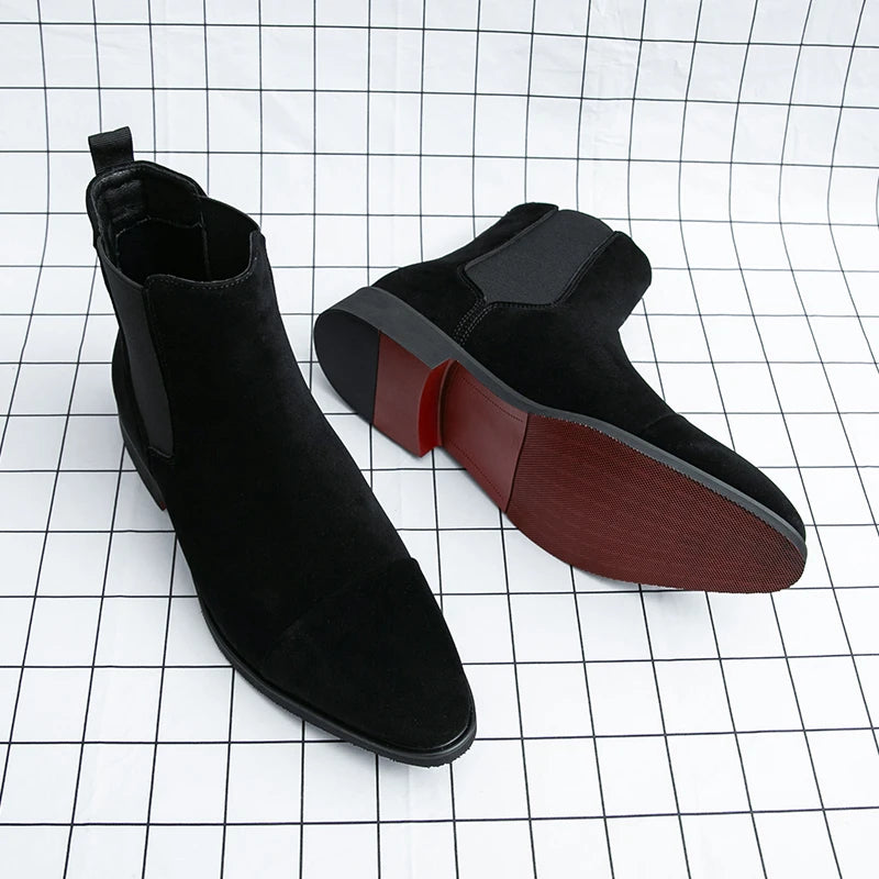 Leather-Look Chelsea Boots - Boots for Men