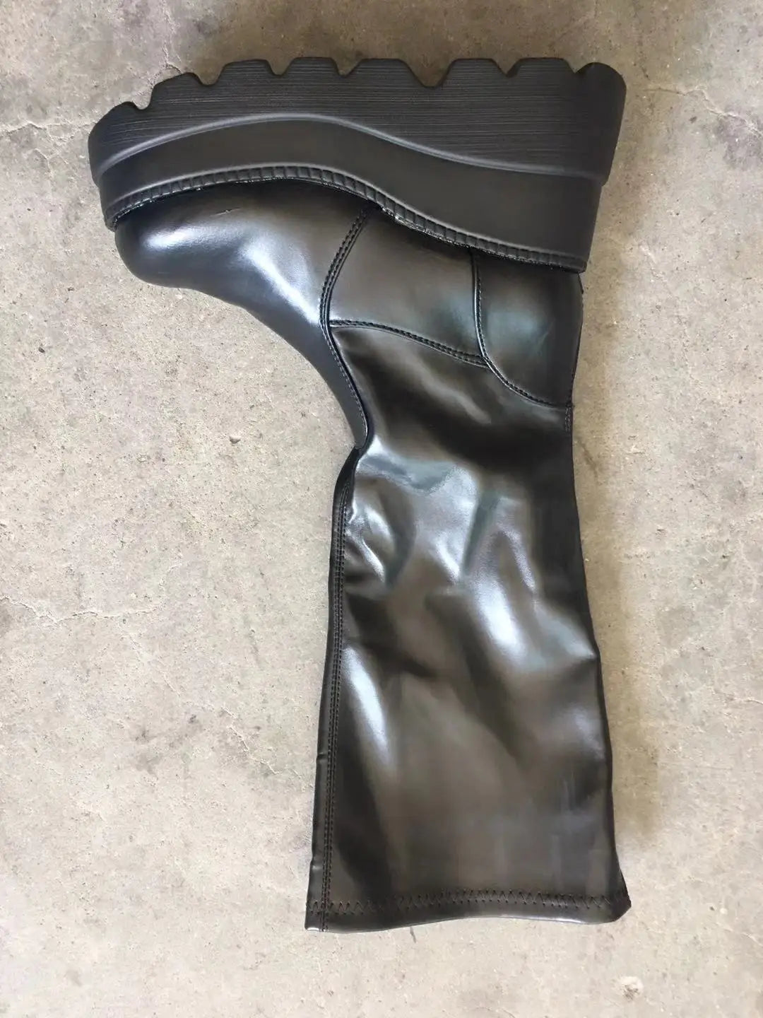Platform Wedge Mid-Calf Boots - For Women